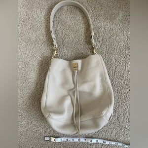 Rebecca Minkoff Cream Leather Shoulder Bag